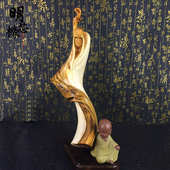 太行山虎皮阴阳料崖柏根雕摆件 家居办公收藏木质工艺品厂家批发