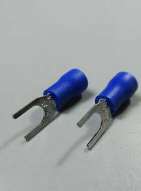 线冷1000. 个y-4s06mm型压着sv2叉5压口uh65黄铜端头形耳端子.厚