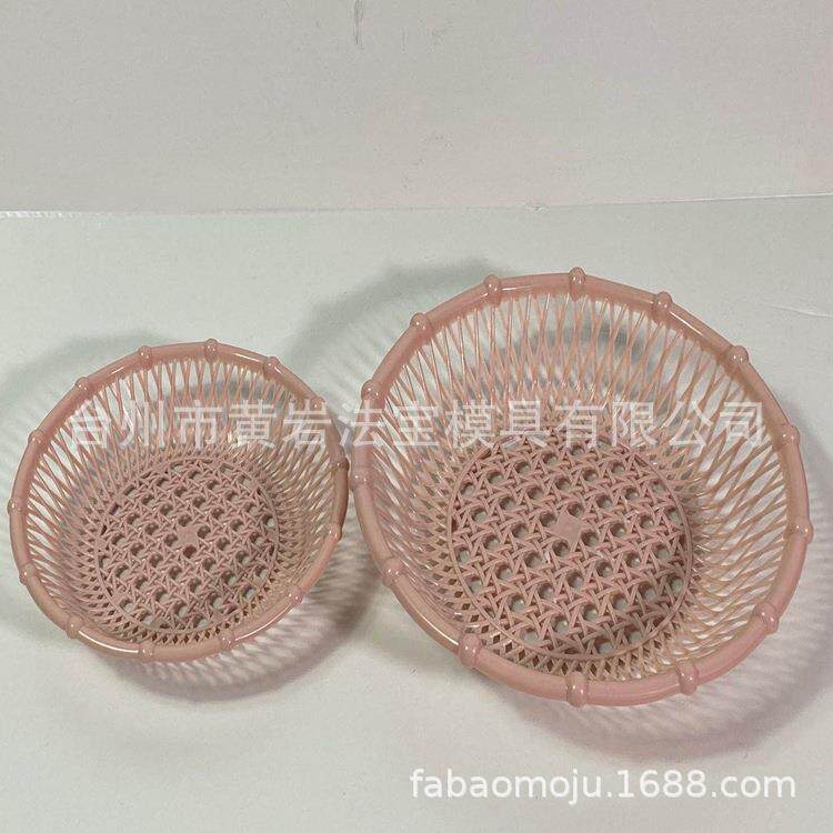 塑料水果篮注塑模具来样厂家专业定做塑料模具台州黄岩