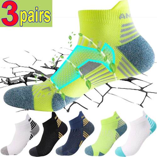 3/1Pairs Sport Compression Ankle Socks Men Women Professiona