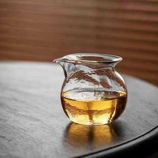 福袋公道杯高硼硅耐热玻璃分茶器大容量茶海家用单个功夫茶具 日式
