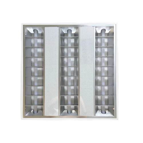 厂家供应T5LED格栅灯盘600*600暗装嵌入式铝网格车间专用节能省电