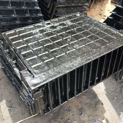 雨水篦子立式铸铁篦子横截沟大小三件套多种规格整体立篦式雨水口
