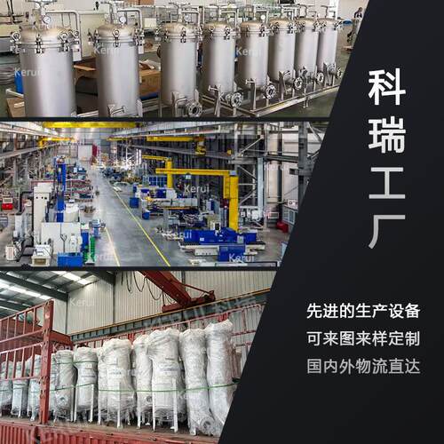 单袋R-GD-PG布式过滤器滤工精炼处理过设备不化锈钢304高压平盖袋