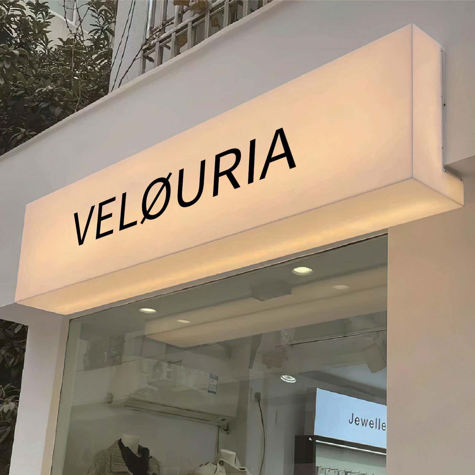 门头L型亚克力发光灯箱定制服装店理发店logo展示牌挂墙门牌招牌