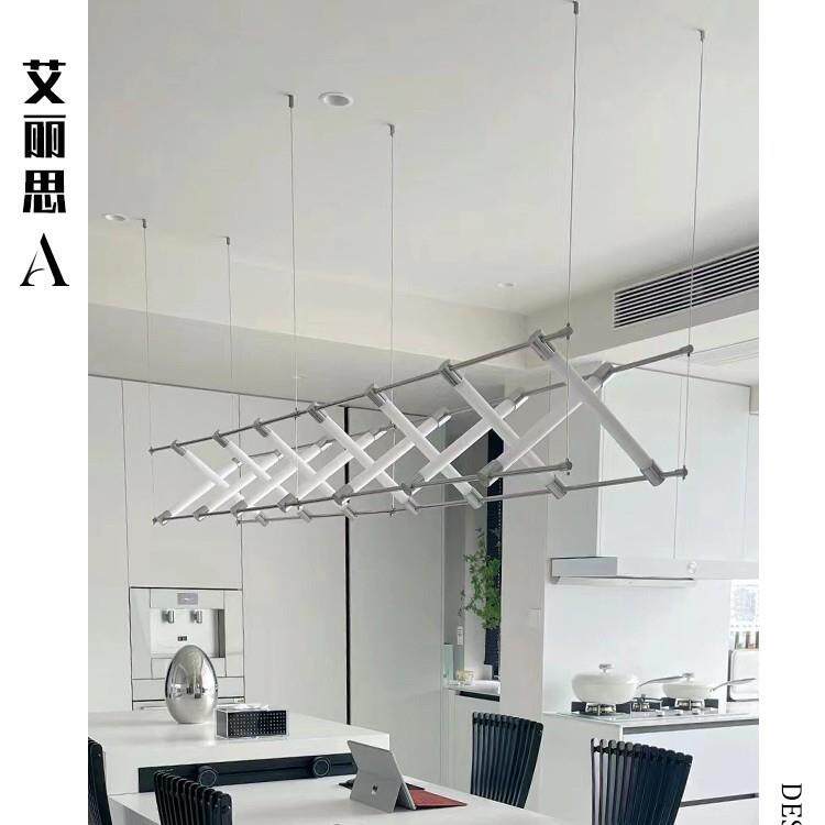 马扎灯餐厅吊灯蔡列超设计师工业风后现代创意个性极简长条吧台灯