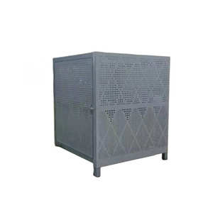 铝合金电图案防护罩装饰箱变电冲穿孔围栏箱园林景观孔围挡箱配电