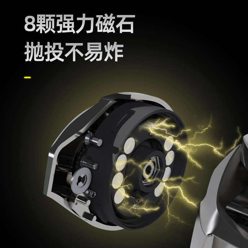 比灵斯水滴轮路亚超远投防炸线打黑专用雷强轮全金属微物筏钓渔轮