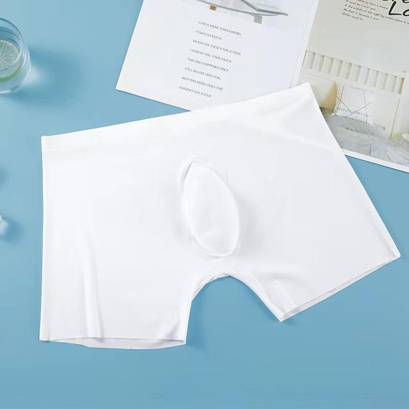 透明性男士纤薄无痕男平角内裤