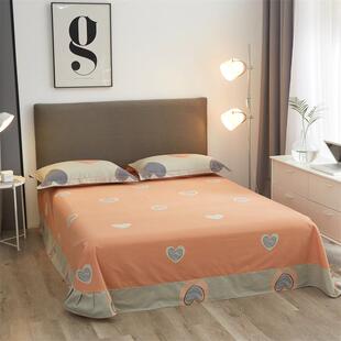 加家厚床上四件套棉床单纯被套印冬花秋全棉床上用品四件MXL-0068