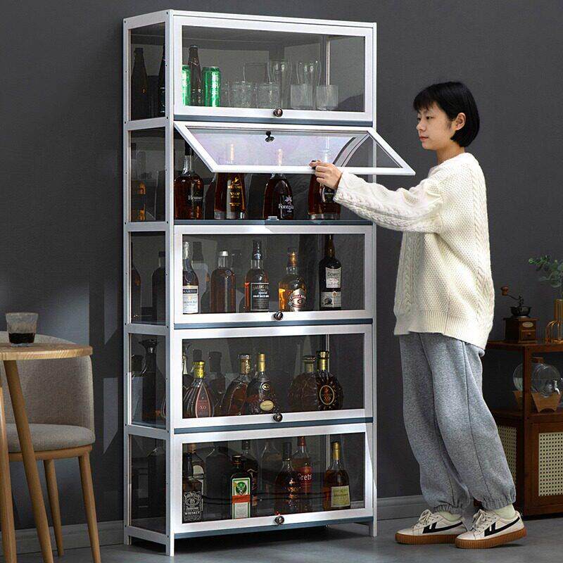 酒柜示柜现代简2242BSTM约餐网架红小酒展架欧式柜家用靠墙置物客