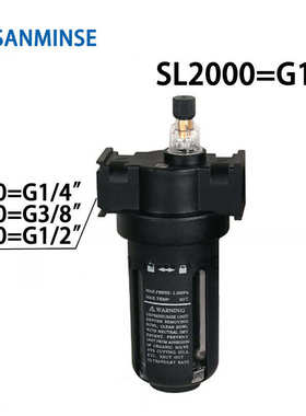 NBSANMINSE SL油雾器气源处理器空气处理设备气动三联件