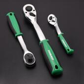 12具1件129汽工套装 组棘轮扳手套合筒组套72齿汽车维修工具修箱套