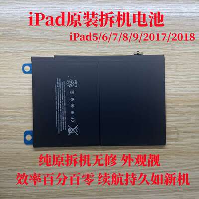 原装拆机iPad6 7 8 9电池A2197 A2270 A2602 A1566平板原装电池
