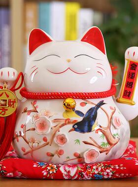 10寸摇DM-07手招件财摆开业自动猫招手店铺开业礼收银台招品财发