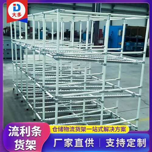 厂家直销自滑导向仓库分拣区滑轨流利条流利式货架防静电流利货架