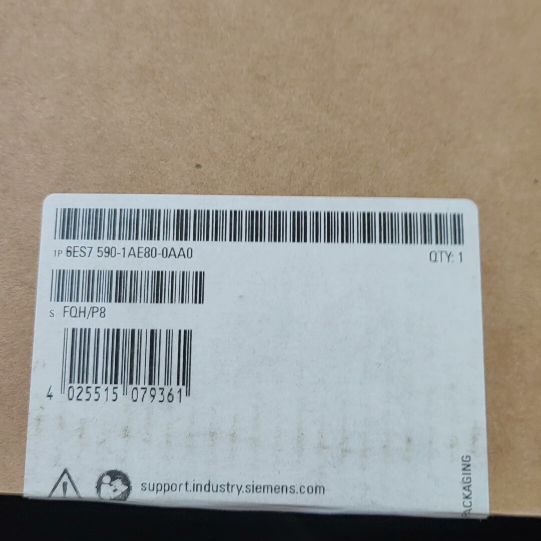 西门子6ES7-590-1AE80-0AA0全新原装未开封。