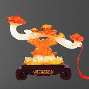 乔迁装饰品摆件摆设玉如意开业礼品客厅办公室博古架中式玄关新房