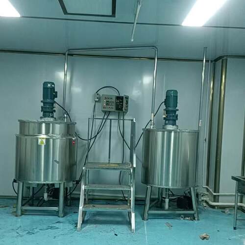 不锈钢立式液体搅拌罐洗发水沐浴露液体搅拌机液体加热混合机