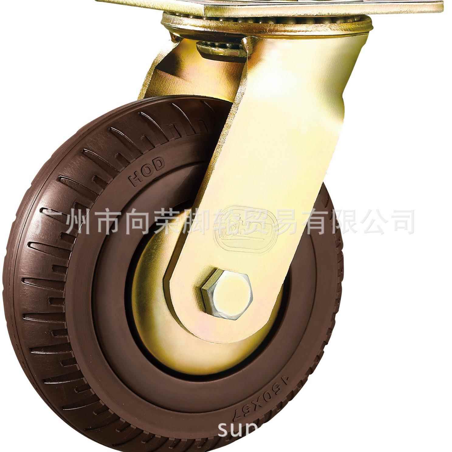 OD厚德轮681脚0寸重款型万向活动静音橡胶耐H磨用减震RDS向荣SUPO