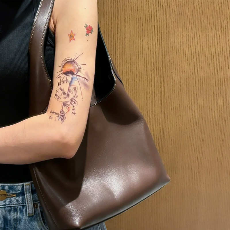 托特包春夏高级感女新款油蜡风慵懒百搭单肩包手提斜挎包源头工厂