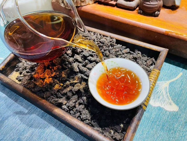 1斤2009年老茶頭古樹茶頭老茶頭普洱熟茶散茶包郵 普洱茶 BUASHOP普洱老茶