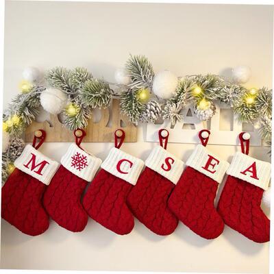 Christmas decoration tree stocking goodie bag hanging圣诞袜