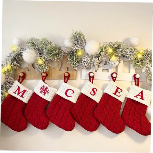 Christmas decoration tree stocking goodie bag hanging圣诞袜