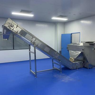 不锈钢皮带输送送机裙边挡板皮带输送机水平输送机爬坡输送机