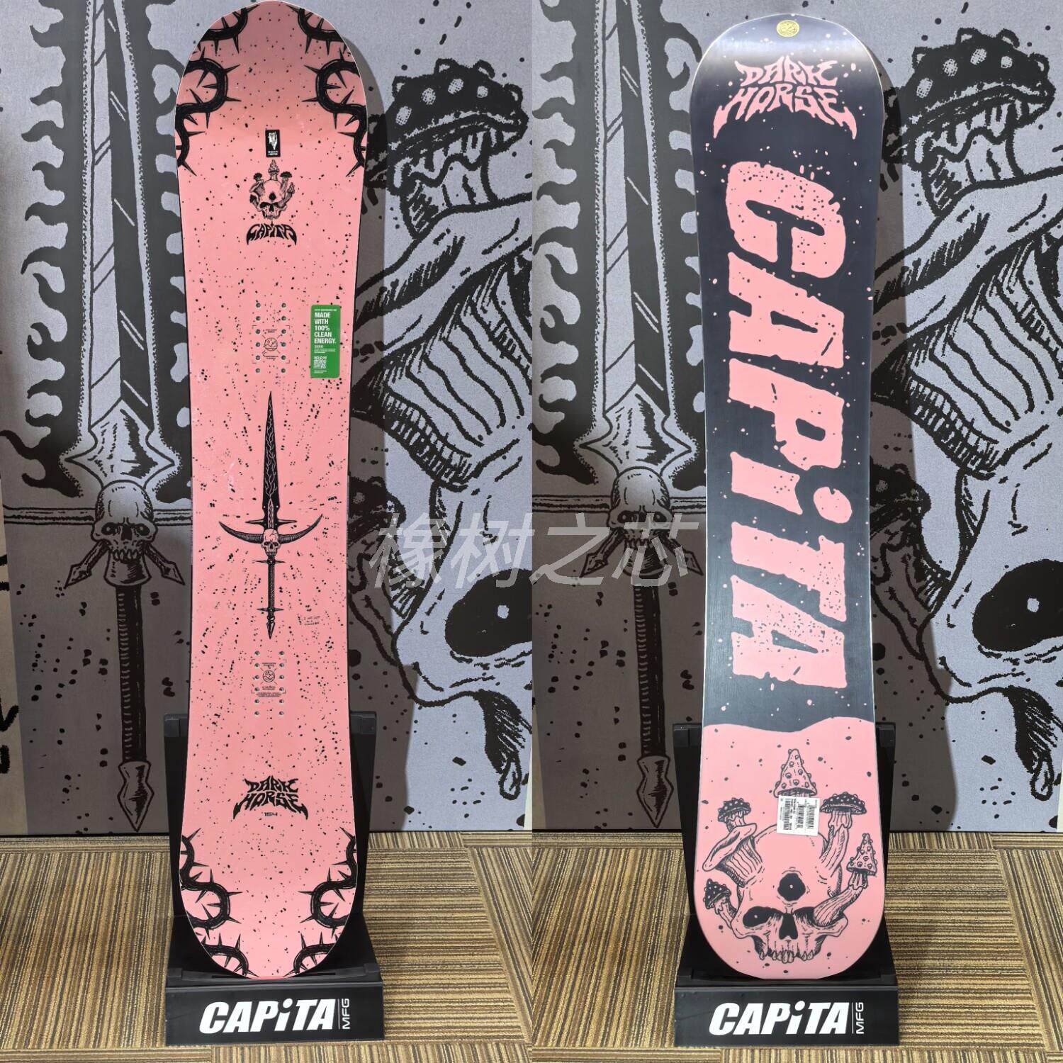 Capita滑雪板Dark Horse单板全能公园进阶滑行男款
