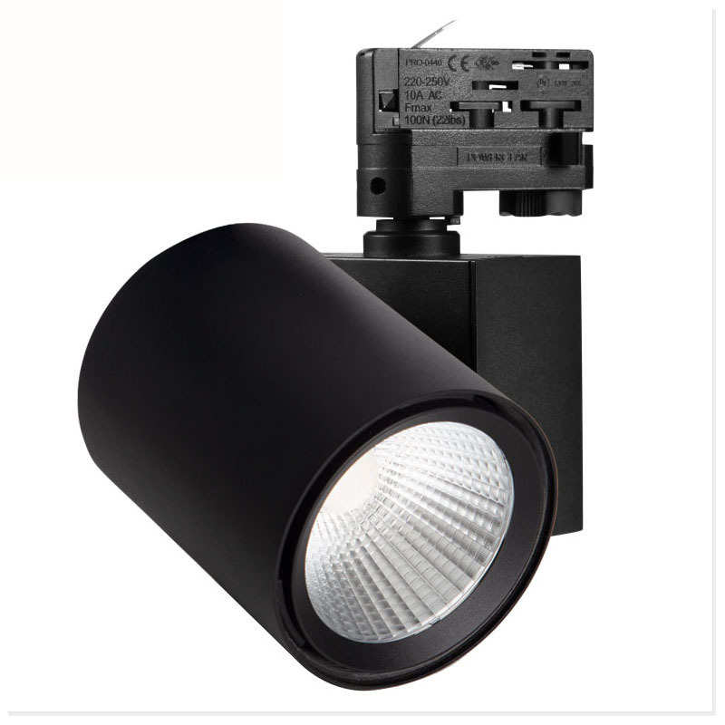 RGBW智能调光导轨灯DMX512轨道灯 RGB遥控调光COB彩色调光氛围灯