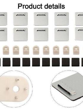 10pcs Bathroom Mirror Frame Photo Frame Hanger With Glass