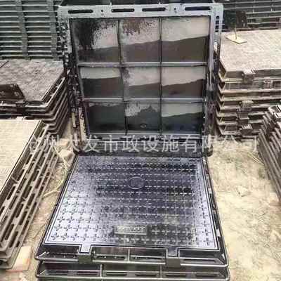 铸铁井盖方形圆形电力水表井沙井盖板长方形窨井盖路灯市政井盖