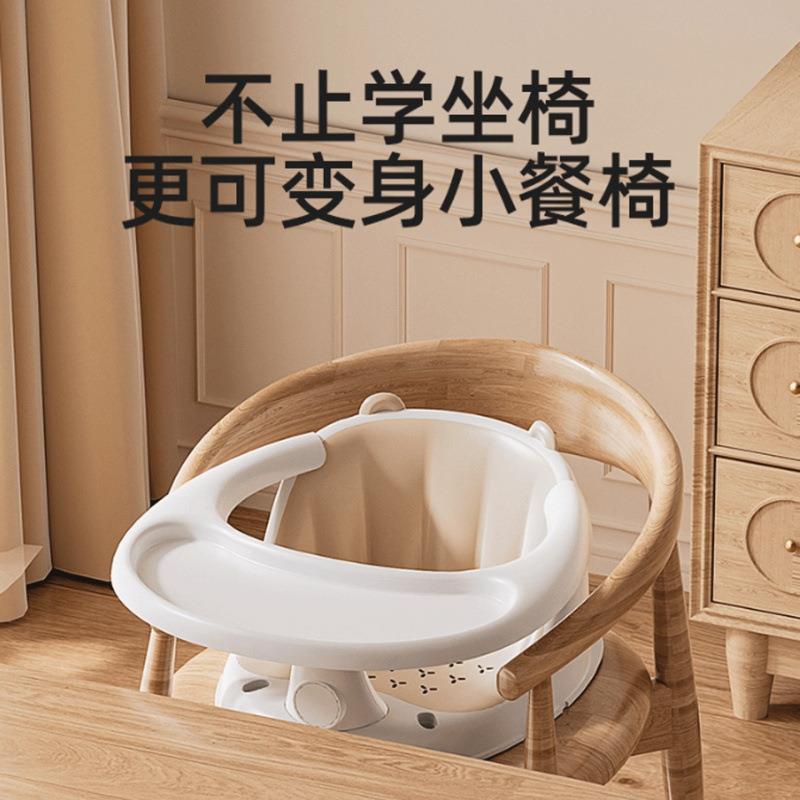 儿童吃饭座椅多功能凳子宝宝餐桌椅防摔靠背椅便携式婴儿吃饭凳子