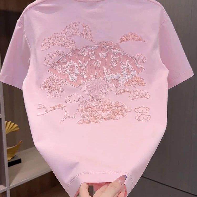 Roamix 绅度~中国风短袖男款夏季休闲体恤衫韩版简约百搭青年衣服