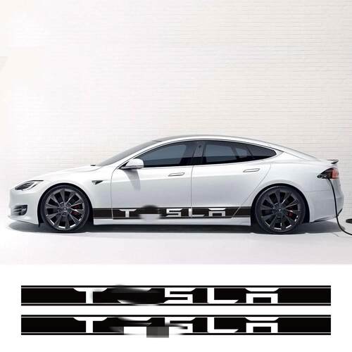适用于Model3ModelSModelX侧裙车贴汽车贴纸拉花A131