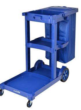 超宝-11手多用途清洁D推车多能清洁服务车552保洁功车不带盖