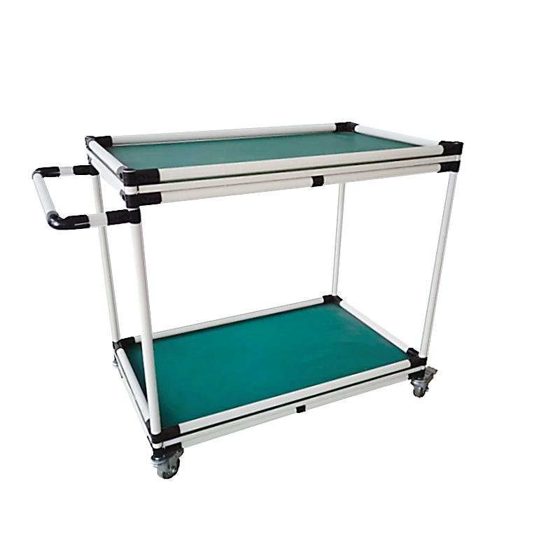 定制电子产品防静电工作台车间流水生产线操作台仓库物料周转车