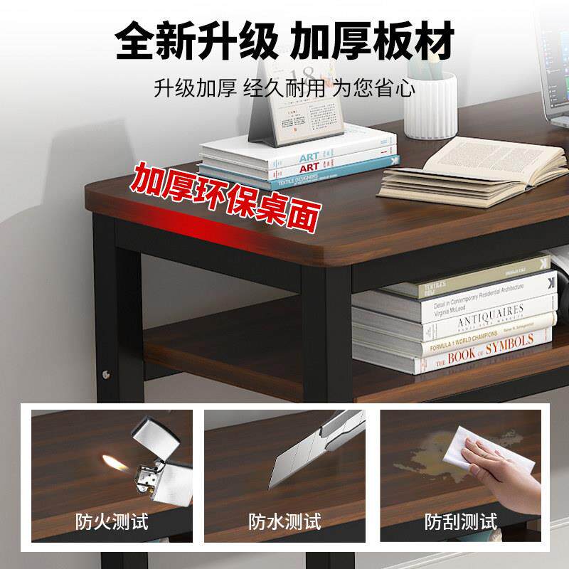 长桌双层电脑桌用卧室简易书桌条学生DNZ-01书桌子工作台长方形家