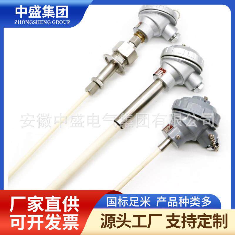 耐磨热电阻WZP-230 0-500℃ L=1150 直径16 耐磨头长度700