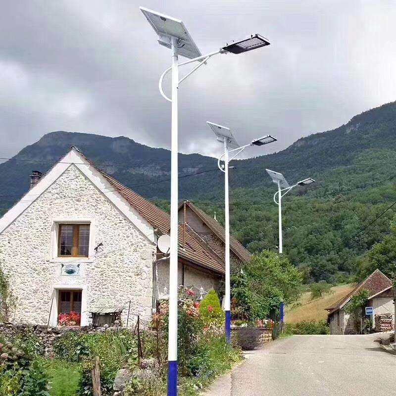 超亮户外防水新农村太阳能路灯人体感应灯庭院灯一体化路灯景观灯