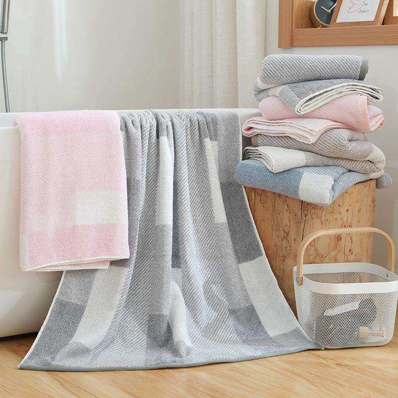 新款直销浴巾2021新款大尺寸加厚超柔80*160吸水成人时尚棉质LOGO