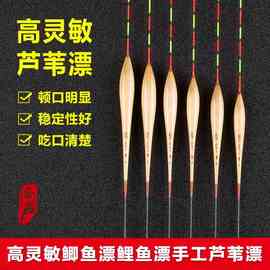 芦苇浮漂手工鱼漂套装轻口鲫鱼漂高灵敏黑坑鲤鲫鱼专用漂加粗醒目