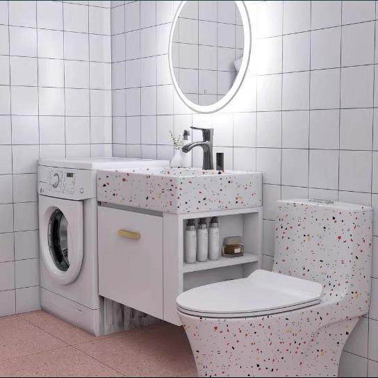 小户型超窄浴室柜组合洗脸盆卫生间迷你挂墙洗手盆洗漱台侧边收纳,家装主材,浴室柜组合,淘宝优惠券,粉丝福利购,淘宝优惠卷