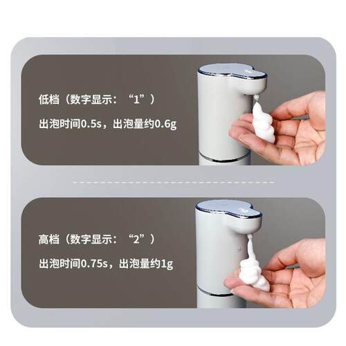 新款动泡沫洗手机数显智能房感应皂液器家用厨自一洗洁精起体6泡