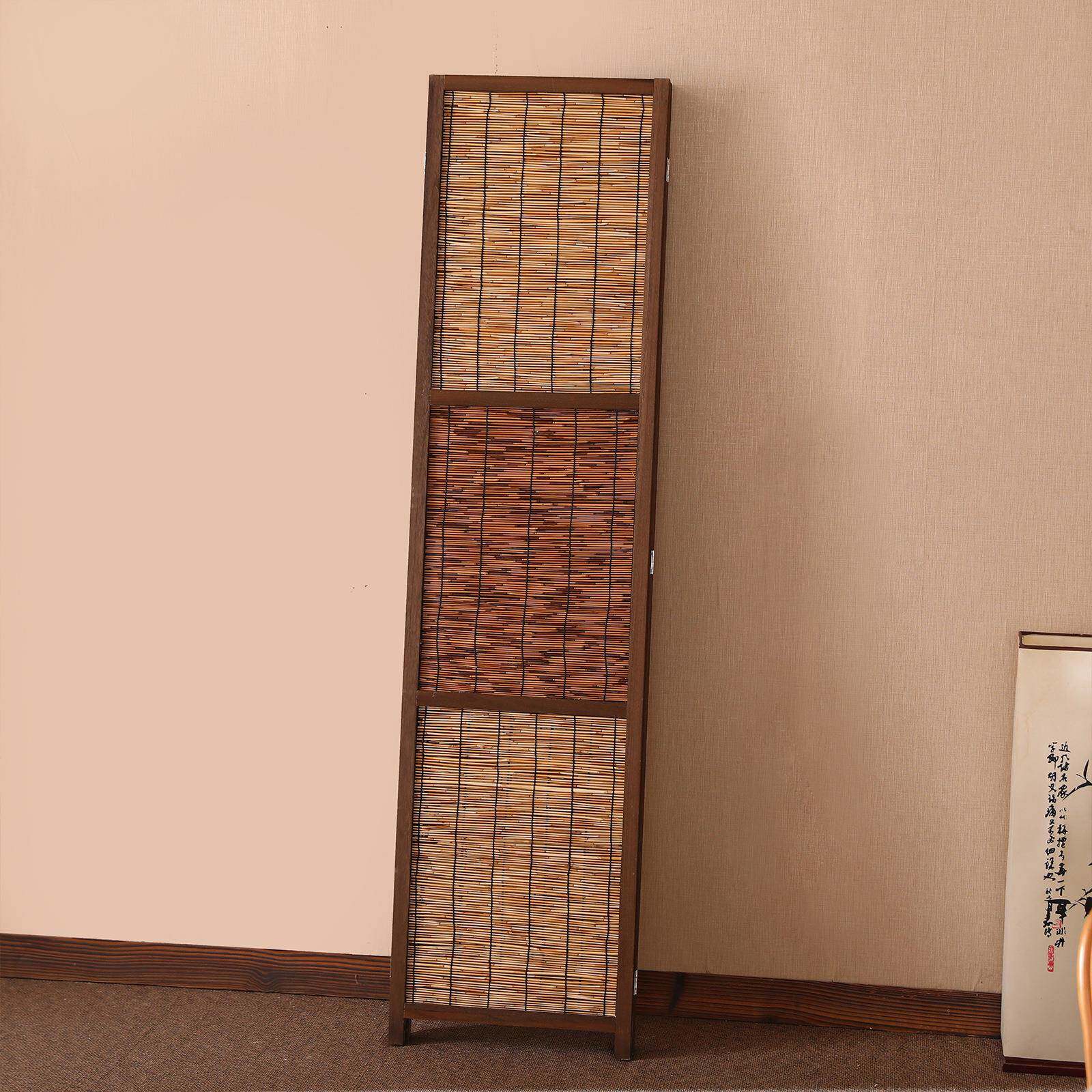 碳化芦苇帘折隔叠屏质风木客厅家SDJJ0231居酒玄关现代店简约办公