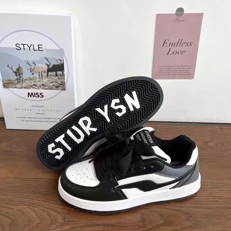 ins厚底小众复古面包百搭老爹鞋