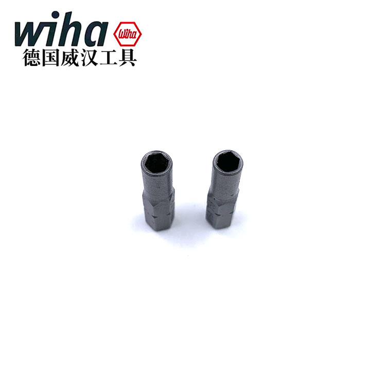德国wiha威汉进口精密批头1/4转换6.35mm转4mm批头C4转接头39964
