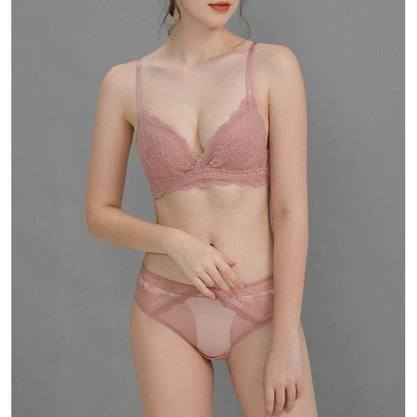 girls lace bra top sexy bras set蕾丝文胸无钢圈胸罩套装聚拢女