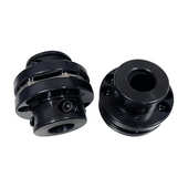 刚度高抗扭连轴器 联轴器 台阶型联轴器45 钢键槽顶丝单膜片台阶式